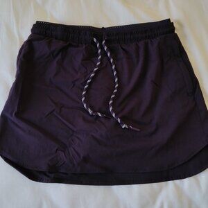 purple athletic track skort